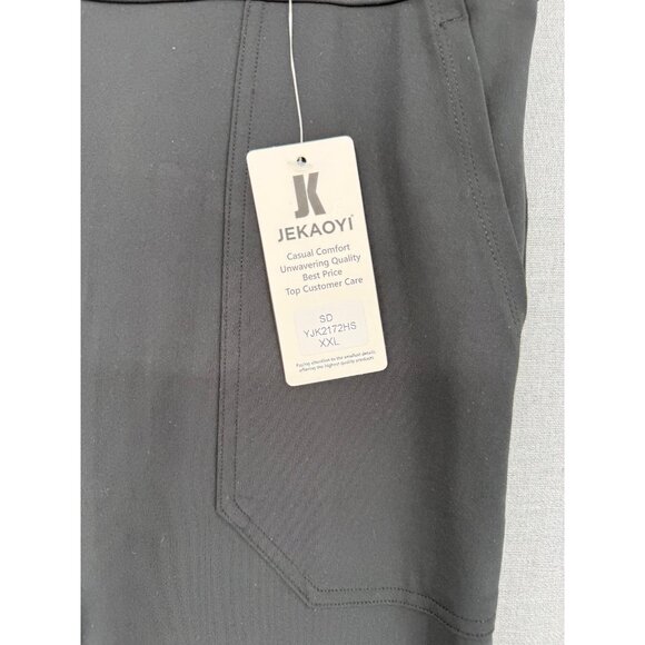 JEKAOYI Casual High Waist Yoga Flare Leg Pants Stretchy Womans 2XL 27" NWT - Picture 3 of 8